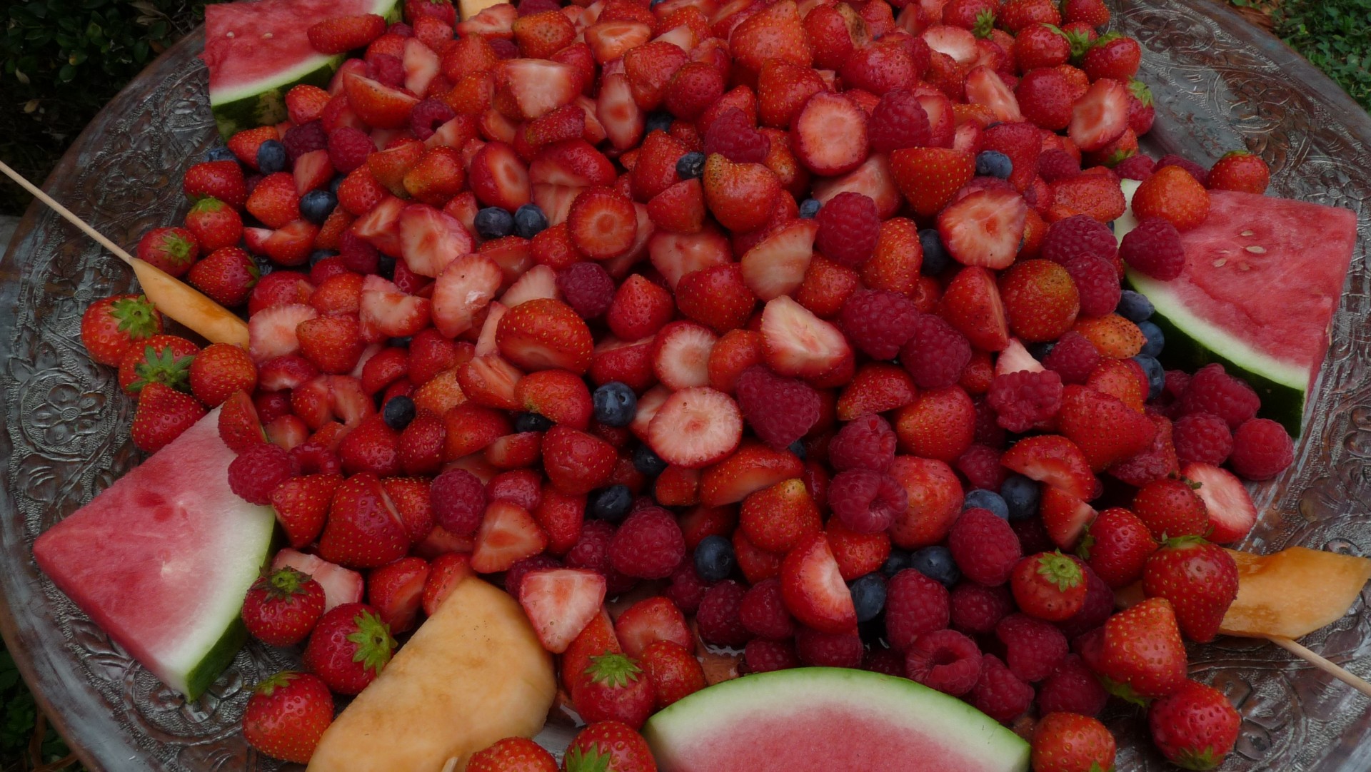Salade de fruits rouges