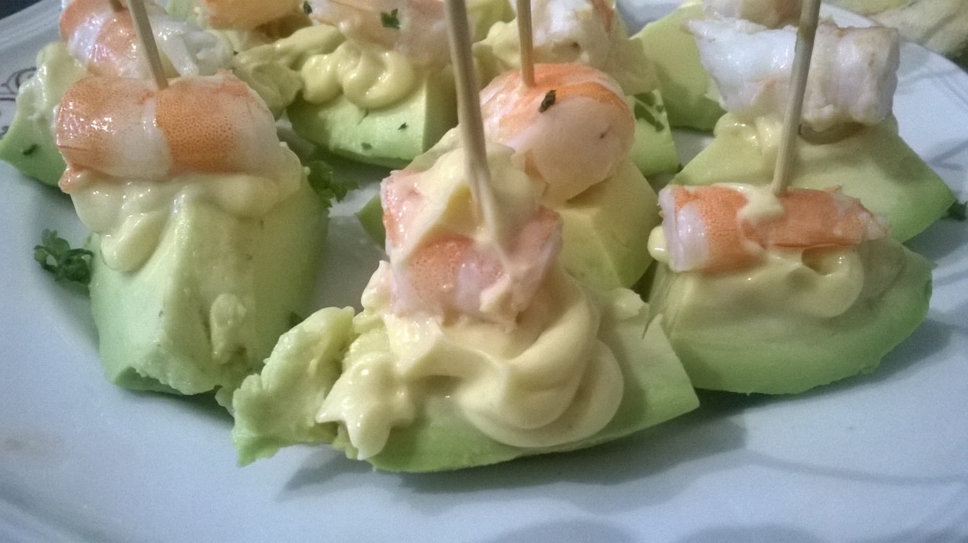 Avocat crevette mayonnaise maison